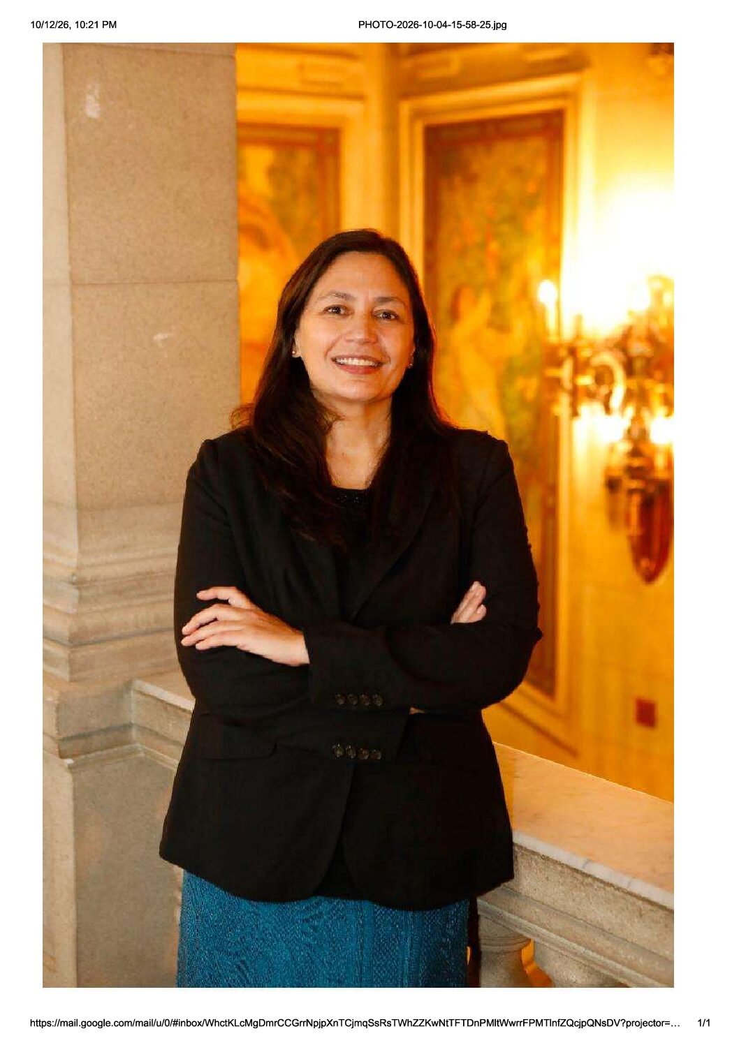 Natalia Marina Muñoz Chiu, directora de la Academia de Derecho Público
